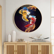 Charger l'image dans la galerie, Poisson - diamant rond complet - 40x40cm