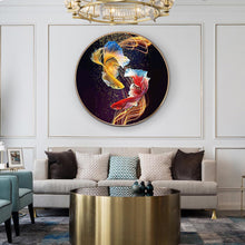 Charger l'image dans la galerie, Poisson - diamant rond complet - 40x40cm