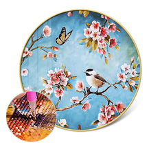 Charger l'image dans la galerie, Oiseau de branche - diamant rond complet - 40x40cm