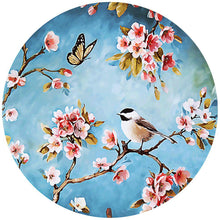 Charger l'image dans la galerie, Oiseau de branche - diamant rond complet - 40x40cm