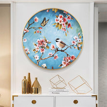 Charger l'image dans la galerie, Oiseau de branche - diamant rond complet - 40x40cm