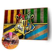 Charger l'image dans la galerie, Badge - diamant rond complet - 40x30cm