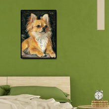 Charger l'image dans la galerie, Perle de chien - diamant rond complet - 30x40cm