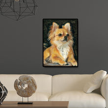 Charger l'image dans la galerie, Perle de chien - diamant rond complet - 30x40cm