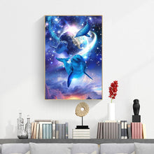 Charger l'image dans la galerie, Dolphin - diamant rond complet - 30x40cm