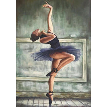 Charger l'image dans la galerie, Fille de ballet - diamant rond complet - 30x40cm