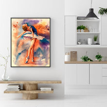 Charger l'image dans la galerie, Fille de ballet - diamant rond complet - 30x40cm