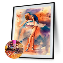Charger l'image dans la galerie, Fille de ballet - diamant rond complet - 30x40cm