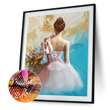 Charger l'image dans la galerie, Fille de ballet - diamant rond complet - 30x40cm