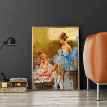 Charger l'image dans la galerie, Fille de ballet - diamant rond complet - 30x40cm
