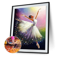 Charger l'image dans la galerie, Fille de ballet - diamant rond complet - 30x40cm