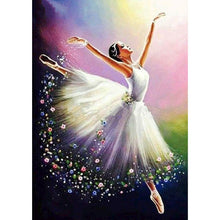 Charger l'image dans la galerie, Fille de ballet - diamant rond complet - 30x40cm
