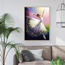 Charger l'image dans la galerie, Fille de ballet - diamant rond complet - 30x40cm