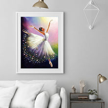 Charger l'image dans la galerie, Fille de ballet - diamant rond complet - 30x40cm