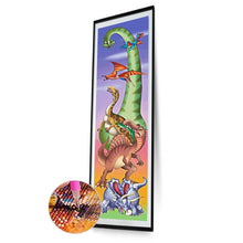 Charger l'image dans la galerie, Dinosaure pour enfant - diamant rond complet - 25x115cm