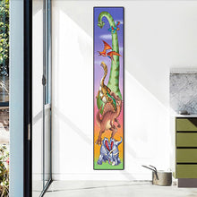 Charger l'image dans la galerie, Dinosaure pour enfant - diamant rond complet - 25x115cm