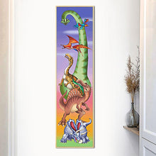 Charger l'image dans la galerie, Dinosaure pour enfant - diamant rond complet - 25x115cm