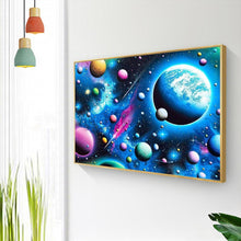 Charger l'image dans la galerie, Univers - diamant rond complet - 40x30cm
