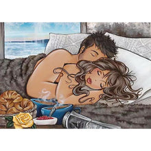 Charger l'image dans la galerie, Fille - diamant rond complet - 40x30cm