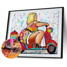 Charger l'image dans la galerie, Fille - diamant rond complet - 40x30cm