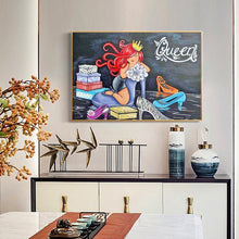 Charger l'image dans la galerie, Fille - diamant rond complet - 40x30cm