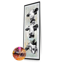 Charger l'image dans la galerie, Bovins d’élevage - diamant rond complet - 25x115cm
