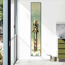 Charger l'image dans la galerie, Ornement de girafe de bulle - diamant rond complet - 25x115cm