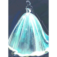 Charger l'image dans la galerie, Ensemble de fille de mariage - diamant rond complet - 30x40cm