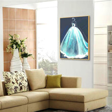 Charger l'image dans la galerie, Ensemble de fille de mariage - diamant rond complet - 30x40cm