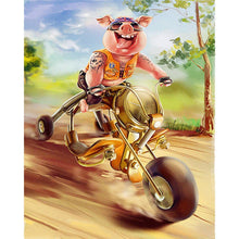 Charger l'image dans la galerie, Porc - diamant rond complet - 30x40cm