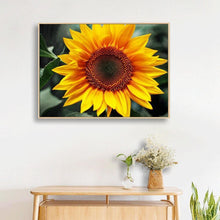 Charger l'image dans la galerie, Tournesol positif - diamant rond complet - 40x30cm
