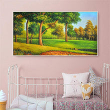 Charger l'image dans la galerie, Forêt de montagne - diamant rond complet - 100x50cm