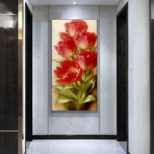 Charger l'image dans la galerie, Fleur - diamant rond complet - 50x100cm