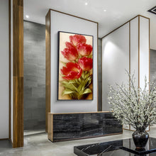 Charger l'image dans la galerie, Fleur - diamant rond complet - 50x100cm