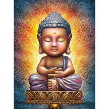 Charger l'image dans la galerie, Bouddha - diamant rond complet - 30x40cm