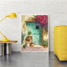 Charger l'image dans la galerie, Porte ensoleillée - diamant rond complet - 30x40cm