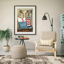 Charger l'image dans la galerie, Chaise ancienne - diamant rond complet - 30x40cm