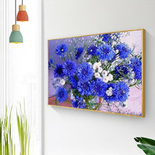 Charger l'image dans la galerie, Fleurs - diamant rond complet - 40x30cm