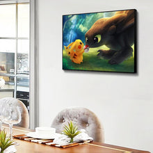 Charger l'image dans la galerie, Dessin animé mignon - diamant rond complet - 40x30cm