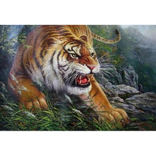 Charger l'image dans la galerie, Tigre - diamant rond complet - 40x30cm
