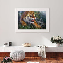 Charger l'image dans la galerie, Tigre - diamant rond complet - 40x30cm