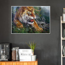 Charger l'image dans la galerie, Tigre - diamant rond complet - 40x30cm