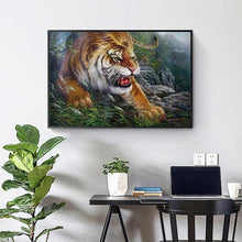 Charger l'image dans la galerie, Tigre - diamant rond complet - 40x30cm