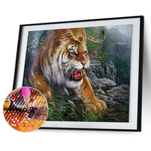 Charger l'image dans la galerie, Tigre - diamant rond complet - 40x30cm