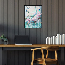 Charger l'image dans la galerie, Paon - diamant rond complet - 30x40cm