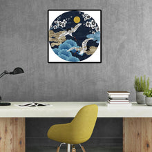 Charger l'image dans la galerie, Deux grue volantes - diamant rond complet - 40x40cm
