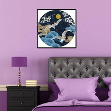 Charger l'image dans la galerie, Deux grue volantes - diamant rond complet - 40x40cm