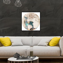 Charger l'image dans la galerie, Cerf - diamant rond complet - 40x40cm