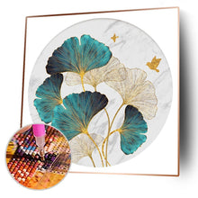 Charger l'image dans la galerie, Feuille de lotus - diamant rond complet - 40x40cm