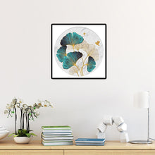 Charger l'image dans la galerie, Feuille de lotus - diamant rond complet - 40x40cm